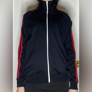 Black and red tracksuit